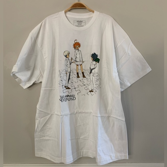 NEW ATSUKO The Promised Neverland Group White Shirt Size:2XL - Picture 4 of 7